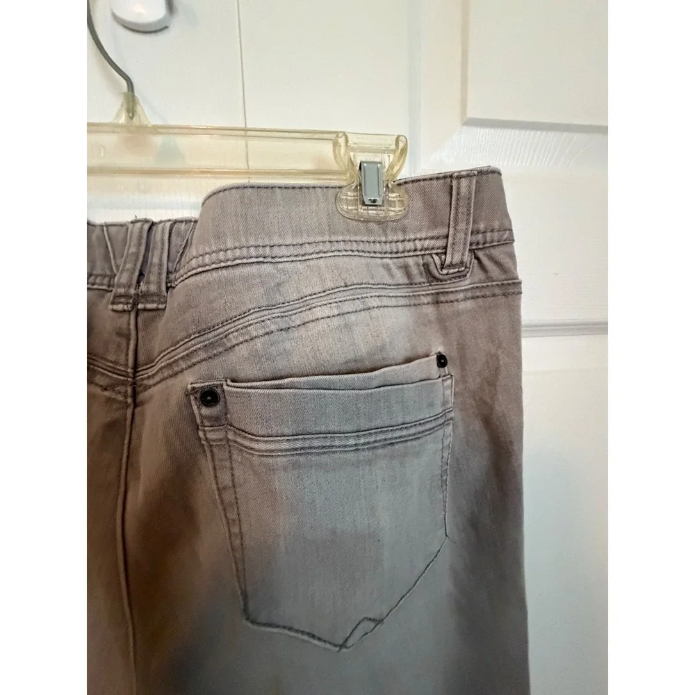 Democracy Absolution Skinny Jeans Grey Denim Pants Womens Size 12